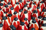 Red, White, and Blue Stuffed Strawberries