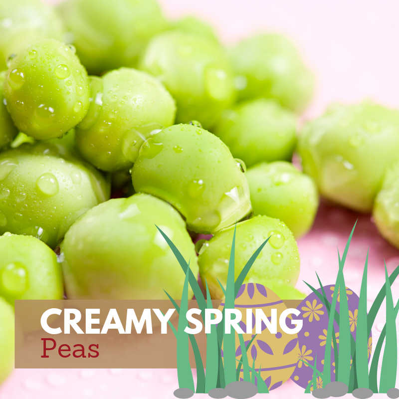 Spring Pease Creamy Spring Peas with Bacon – Bickford Flavors