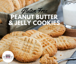 Gluten-Free Peanut Butter Cookie Recipe (with Strawberry Jelly)