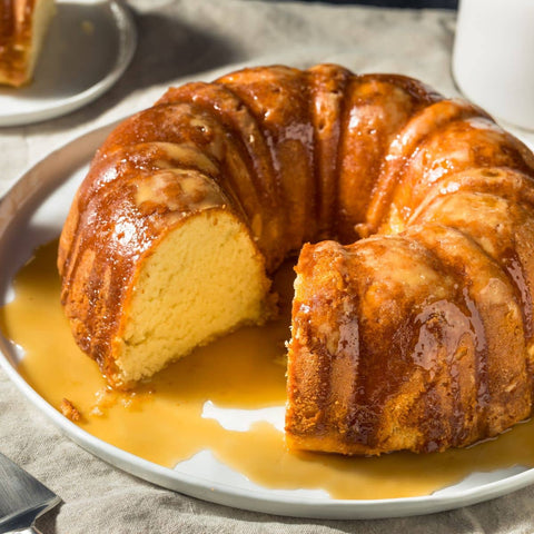 bundt cake soaked in brandy