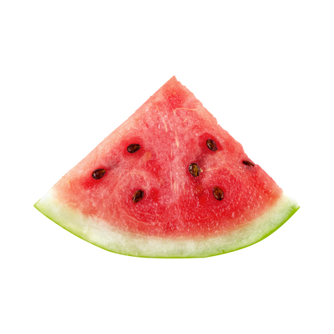 slice of red watermelon with seeds