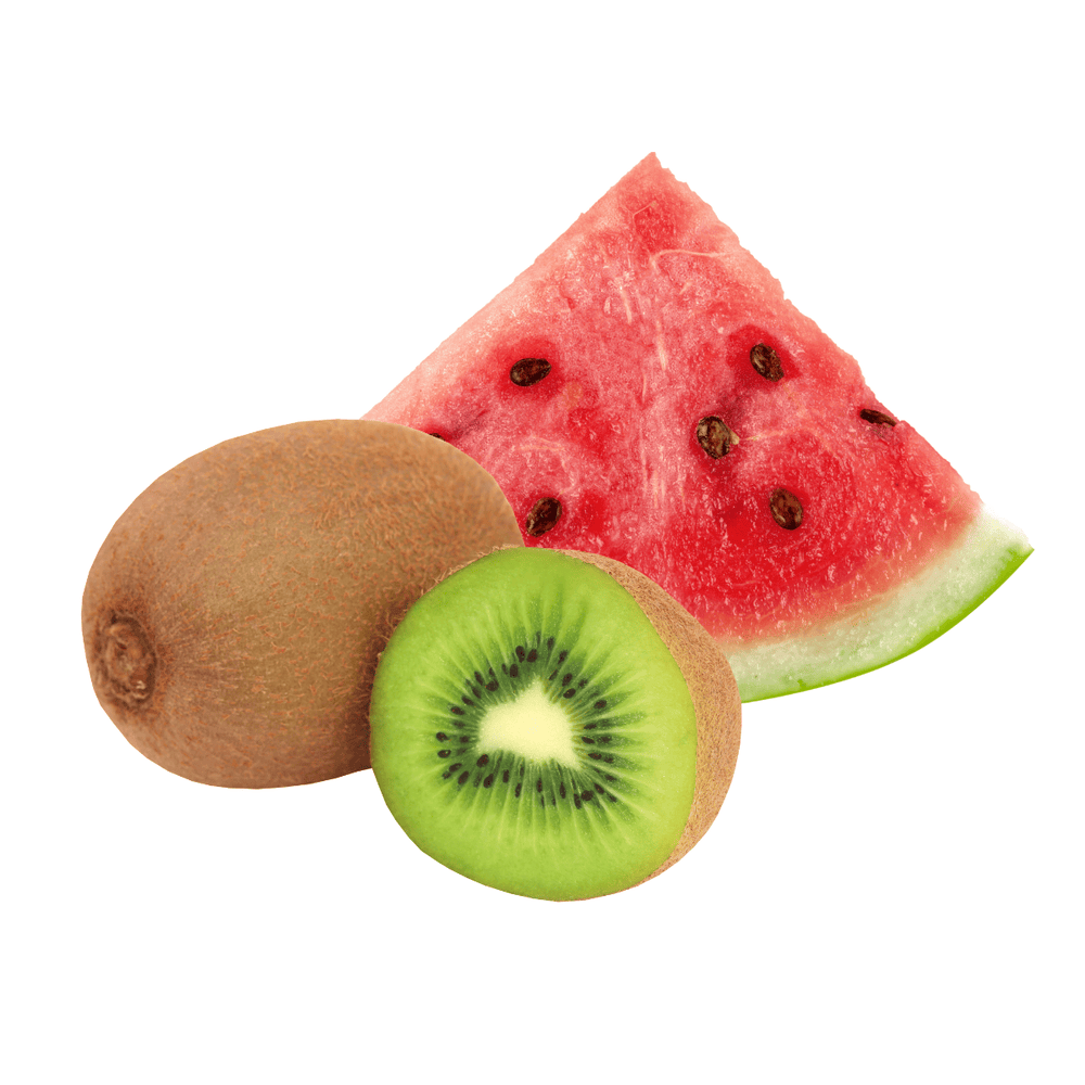 watermelon and kiwi