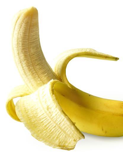 banana half peeled